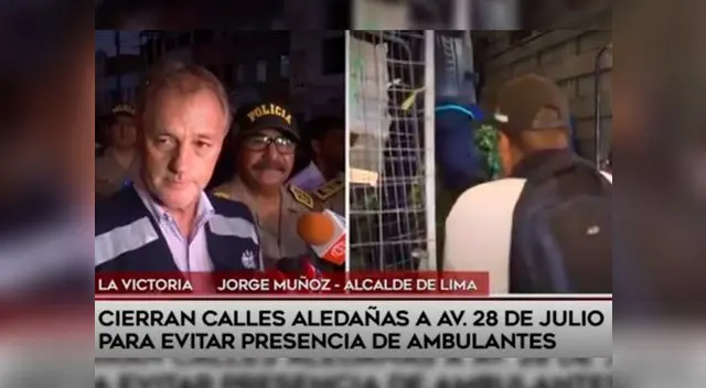La intervención se llevó a cabo gracias a la Municipalidad de Lima y la Policía Nacional