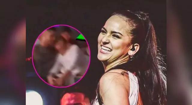 Daniela Darcourt se dejó ver con efusivas muestras de cariño con misterioso hombre