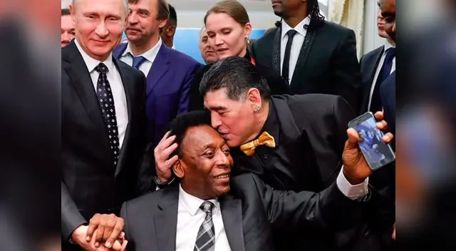 Maradona comparte foto histórica con Pelé y le envía emotivo mensaje tras su estado de salud Maradona comparte foto histórica con Pelé y le envía emotivo mensaje tras su estado de salud
