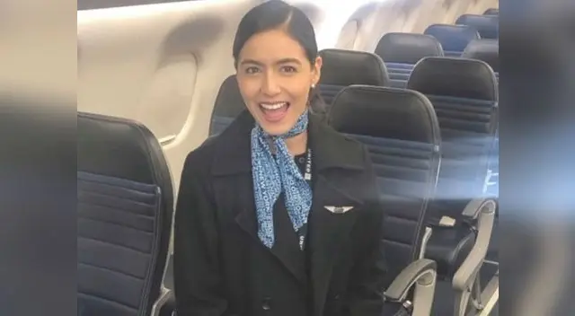 Aeromoza peruana Selene Saavedra Román 