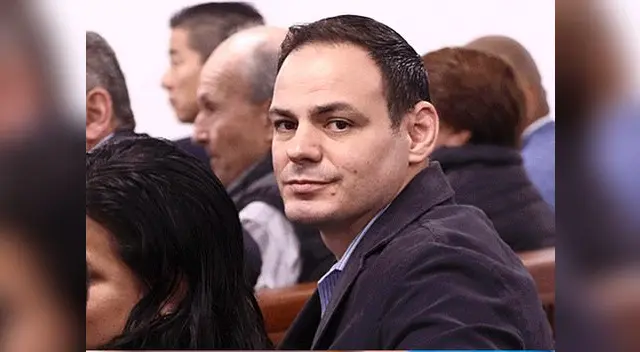 Mark Vito durante el juicio contra su esposa, Keiko Fujimori- Mark Vito durante el juicio contra su esposa, Keiko Fujimori-