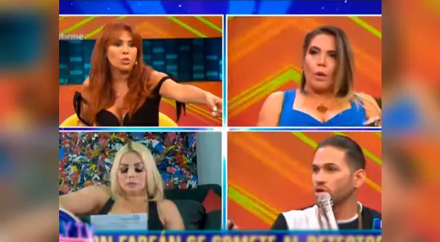 Magaly Medina amenazó a Anehlí Barahona con botarla del set tras pelea con Shirley Cherres Magaly Medina amenazó a Anehlí Barahona con botarla del set tras pelea con Shirley Cherres