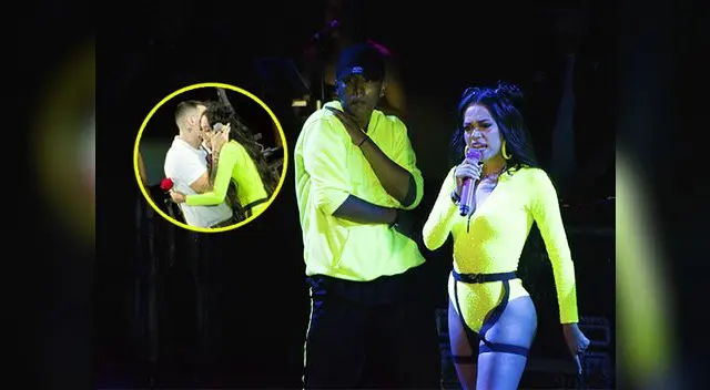 Mayra Goñi cantó en concierto junto a Nesty Mayra Goñi cantó en concierto junto a Nesty