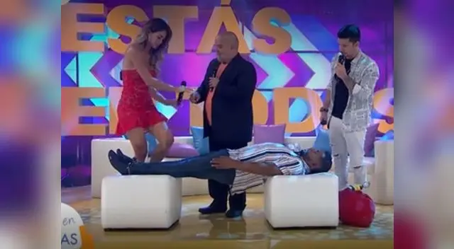Sheyla Rojas siguió las instrucciones del hipnotizador Barak durante sesión a Choca Mandros