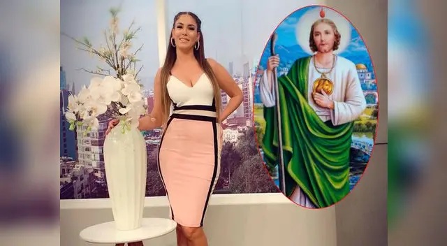 Tilsa Lozana tiene mucha fe por San Judas Tadeo