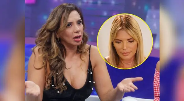 Al parecer a Mónica Cabrejos no le causó mucha gracia que Jessica Newton se haya presentado en El valor de la verdad Al parecer a Mónica Cabrejos no le causó mucha gracia que Jessica Newton se haya presentado en El valor de la verdad