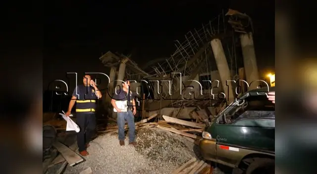 Derrumbe del techo de iglesia Nuestra Señora de la Luz Derrumbe del techo de iglesia Nuestra Señora de la Luz