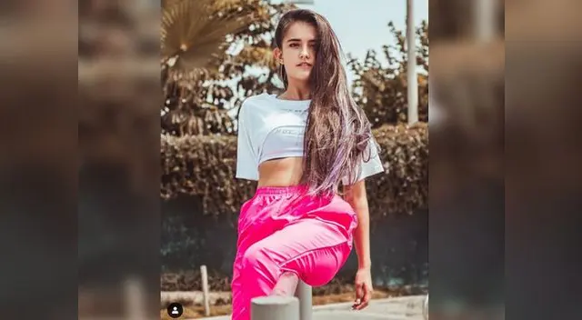 Merly Morello se animó a realizar coreografía de la 'Faldita'