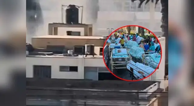 Pacientes fueron evacuados a tiempo Pacientes fueron evacuados a tiempo