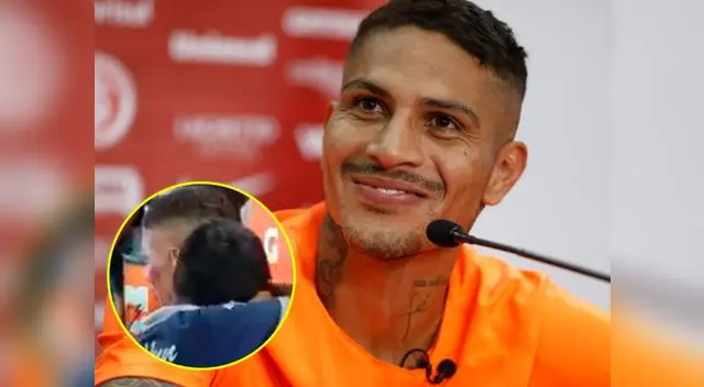 Aunque el delantero Paolo Guerrero salió sentido del partido entre Alianza Lima vs. Inter de Porto Alegre se dio un tiempo para alegrar a seguidores