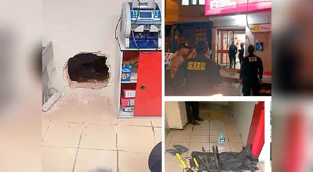 Roban joyas y dinero de la bóveda de Caja Maynas 