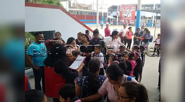 Suspendieron las clases del colegio de Independencia afectado