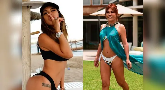 Stephanie Valenzuela y Magaly Medina en guerra de cuerpos Stephanie Valenzuela y Magaly Medina en guerra de cuerpos