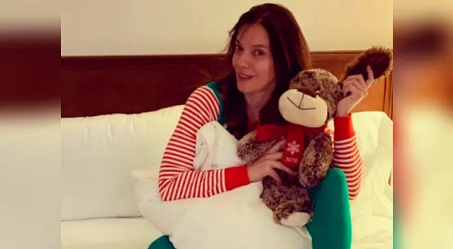 Actriz cómica sonrie después de fuerte episodio Actriz cómica sonrie después de fuerte episodio