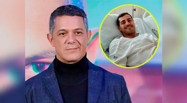 Alejandro Sanz alentó a su "capitán" Iker Casillas Alejandro Sanz alentó a su "capitán" Iker Casillas