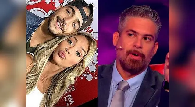 Pedro Moral en el sillón rojo con Beto Ortiz