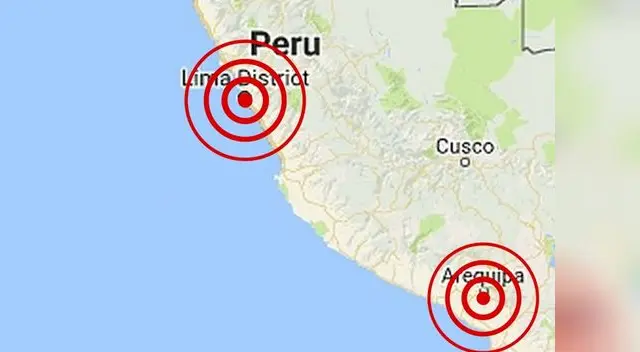 IGP registró dos sismos esta madrugada del lunes