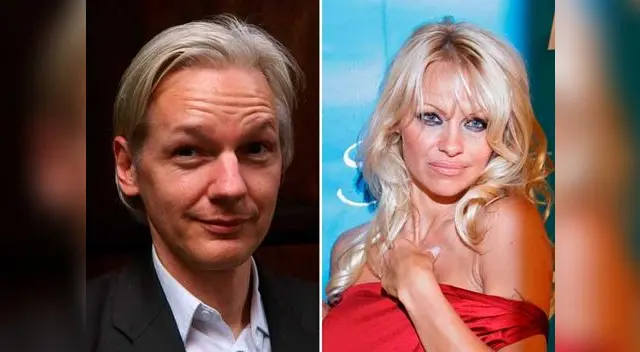 Pamela Anderson rechazó a los cargos que afronta su amigo, Julian Assange