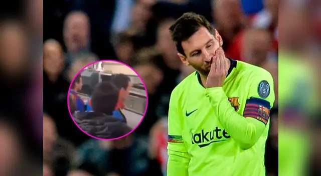Lionel Messi: hinchas del Barcelona recriminaron al argentino tras la eliminación de Champions