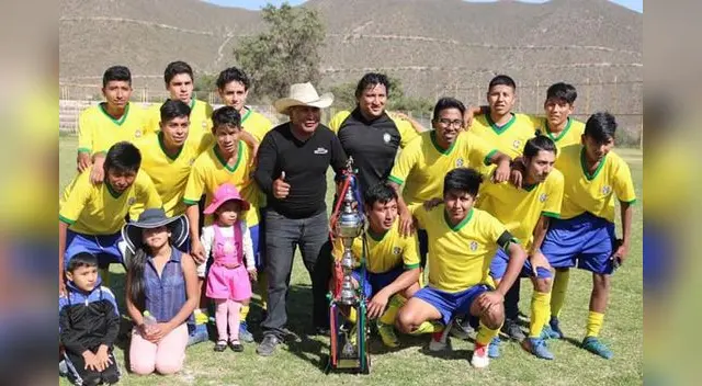 Manuel Scorza campeón de Mollebaya. FOTO: César Condori