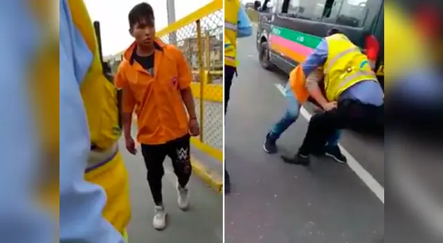 Conductor de combi atacó a trabajador de la Municipalidad de Lima Conductor de combi atacó a trabajador de la Municipalidad de Lima