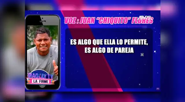 Juan 'Chiquito' Flores explica los moretones de su expareja Juan 'Chiquito' Flores explica los moretones de su expareja