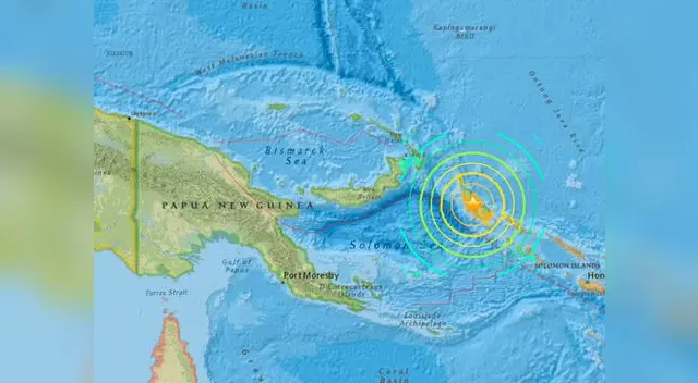 Sismo se reportó en Papúa Nueva Guinea y activa alerta de tsunami Sismo se reportó en Papúa Nueva Guinea y activa alerta de tsunami