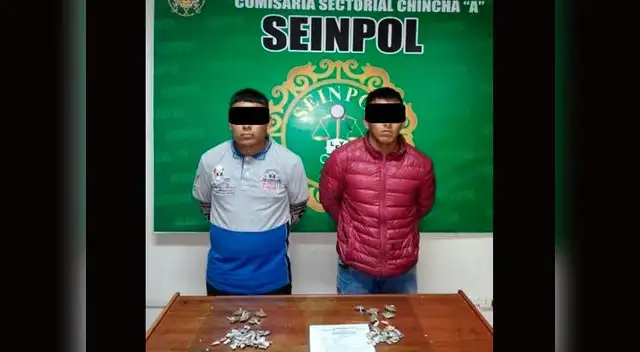 Sujetos fueron llevados a la comisaría