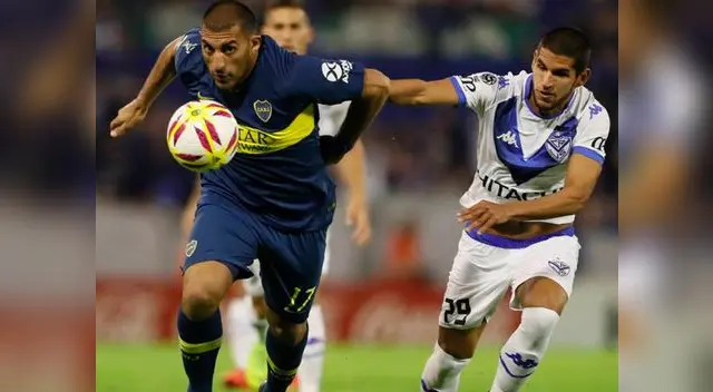 Boca vs. Vélez EN VIVO: sigue el partidazo en tiempo real | Wanchope Ávila es marcado por el peruano Luis Abram