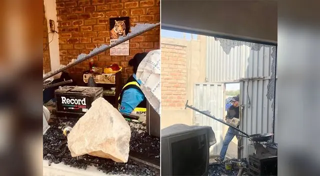 Daniel Urresti denuncia ataque a depósito de Los Olivos Daniel Urresti denuncia ataque a depósito de Los Olivos