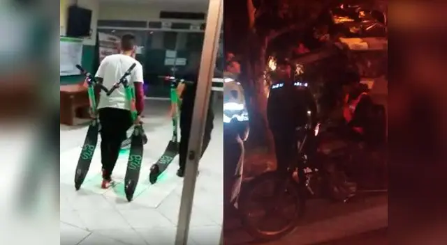 Detienen a sujetos que robaban scooters Detienen a sujetos que robaban scooters