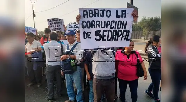 Vecinos marchan para exigir obras de agua potable a Sedapal  