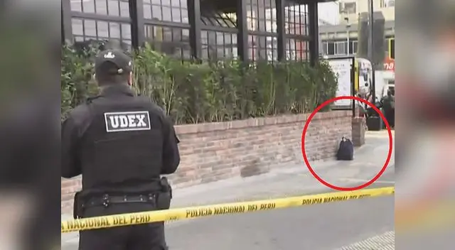Alerta de explosivo en Miraflores causo pánico