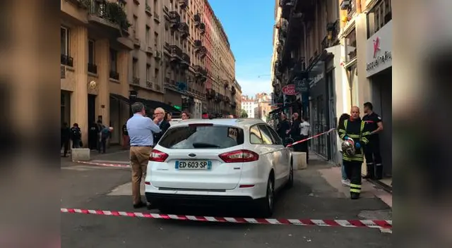 Explosión en Lyon, en Francia Explosión en Lyon, en Francia