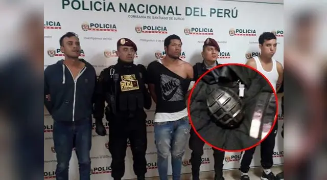 Además, se les halló armas de fuego, tarjetas bancarias, celulares, laptop y más