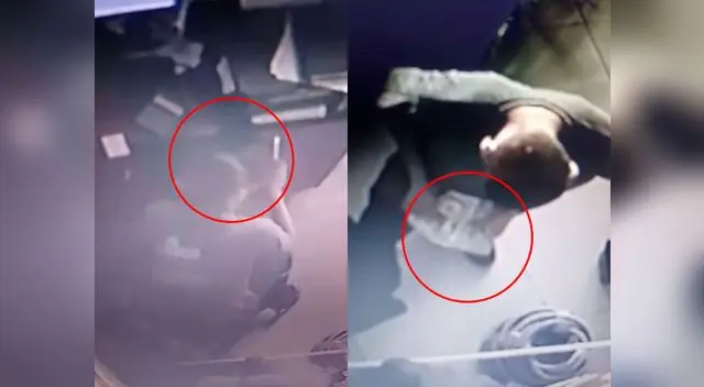 Cámaras graban robo en almacén 