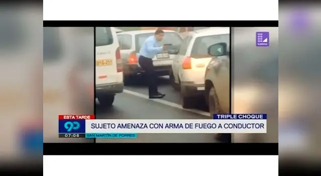 Sujeto causó zozobra con arma en mano Sujeto causó zozobra con arma en mano