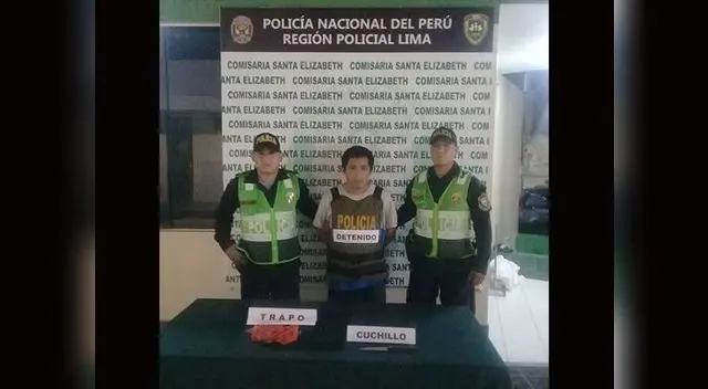 Sujeto fue llevado a la comisaría