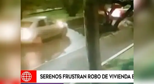 Serenos de San Isidro frustraron robo a vivienda Serenos de San Isidro frustraron robo a vivienda