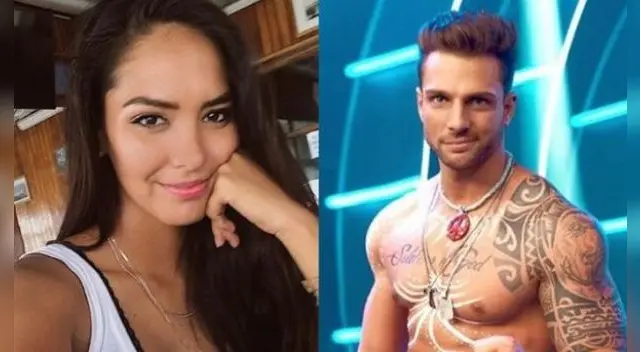 Romina feliz de la vida con su amorcito y su familia