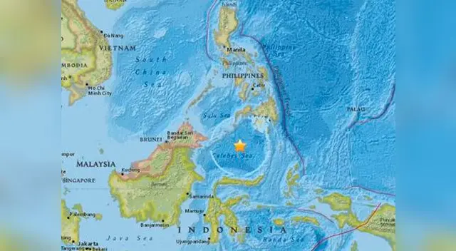 Sismo de 6.2 se registró en Filipinas 