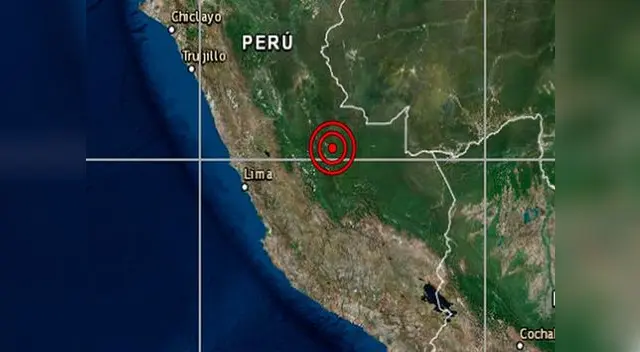 El sismo ocurrió a 24 kilómetros al este de Ucayali El sismo ocurrió a 24 kilómetros al este de Ucayali