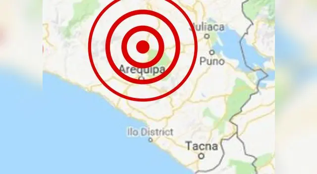 Sismo en Arequipa asustó a la población