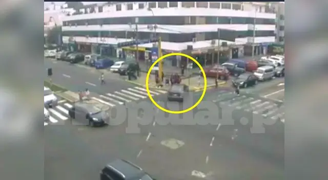 Miraflores: así fue el preciso instante del accidente de 5 menores escolares Miraflores: así fue el preciso instante del accidente de 5 menores escolares