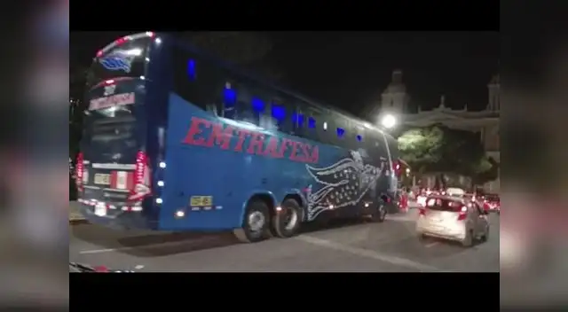 Compartieron foto de bus interprovincial vía Facebook