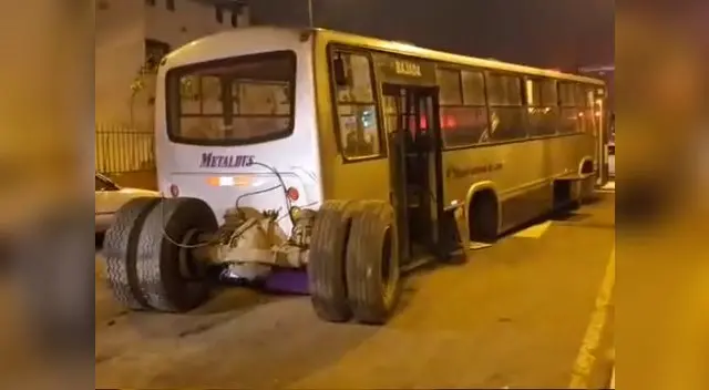 Mal mantenimiento de bus habría sido causante del accidente