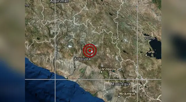 Es el cuarto sismo en Arequipa en lo que va de junio