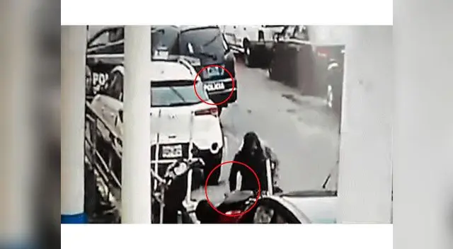 Ladrón robó autopartes cerca de comisaría en el Callao Ladrón robó autopartes cerca de comisaría en el Callao