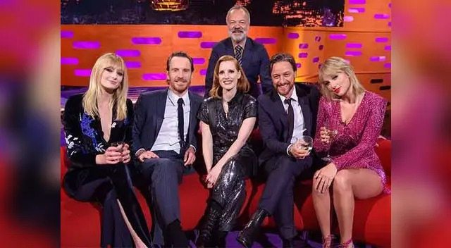 Estrellas de "Dark Phoenix" desfilaron en "El show de Graham Norton"