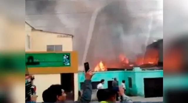Incendio en Chorrillos Incendio en Chorrillos
